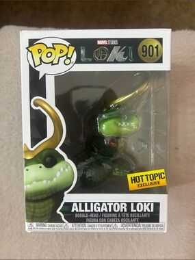Funko Alligator Loki Pop! Vinyl - Green with Gold Horns